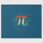 Math Teacher Niedlich Pi Geschenkpapier (Flach)