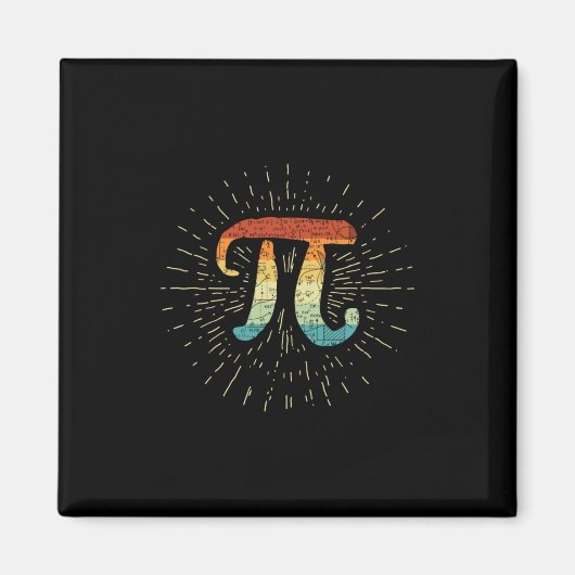 Math Teacher Niedlich Pi Magnet (Vorne)
