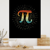 Math Teacher Niedlich Pi Poster (Küche)