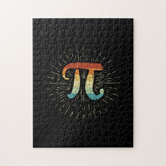Math Teacher Niedlich Pi Puzzle (Vertikal)