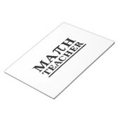 Math Teacher Notizblock (angewinkelt)