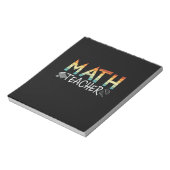 Math Teacher Notizblock (Rotiert)