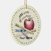 Math Teacher Ornament (Rechts)