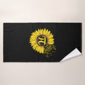 Math Teacher Pi Nummer Sonnenblume Badehandtuch (Badehandtuch)