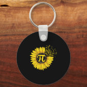 Math Teacher Pi Nummer Sonnenblume Schlüsselanhänger (Vorderseite)