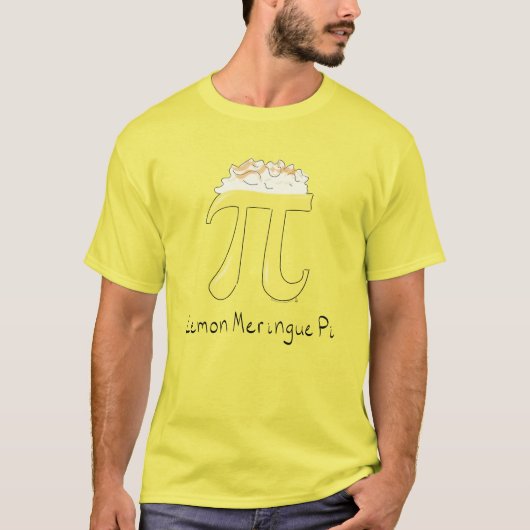 Math Teacher Pi Symbol Niedlich Lemon Meringue T-Shirt (Vorderseite)