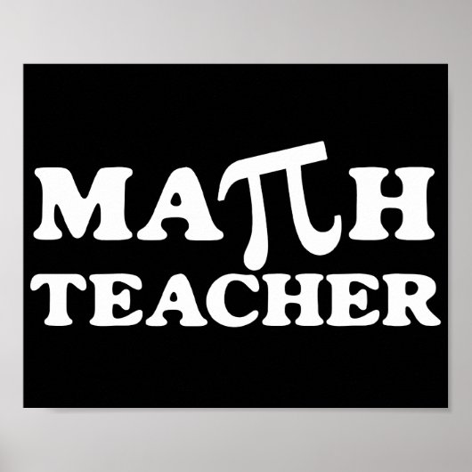 Math Teacher Poster (Vorne)