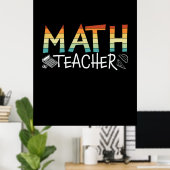 Math Teacher Poster (Heimbüro)