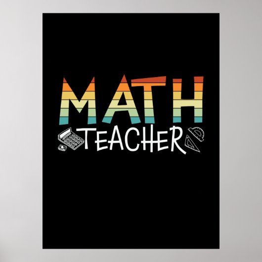 Math Teacher Poster (Vorne)
