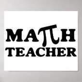 Math Teacher Poster (Vorne)