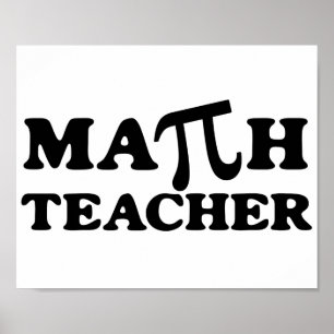 Math Teacher Poster