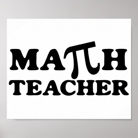 Math Teacher Poster (Vorne)