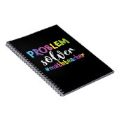 Math Teacher Problem Solver Notizblock (Rechte Seite)