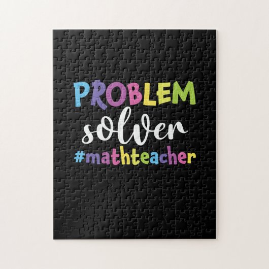 Math Teacher Problem Solver Puzzle (Vertikal)
