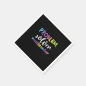 Math Teacher Problem Solver Serviette (Ecke)