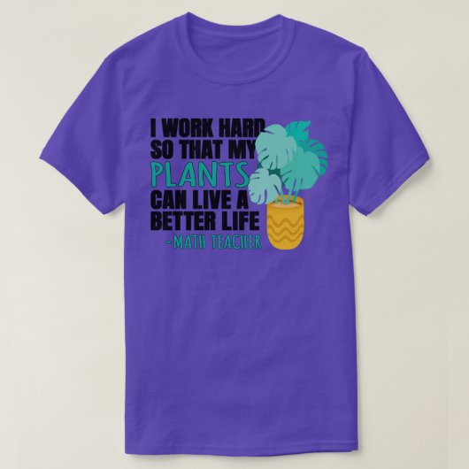 Math Teacher Quote T-Shirt (Design vorne)