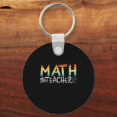 Math Teacher Schlüsselanhänger (Vorderseite)