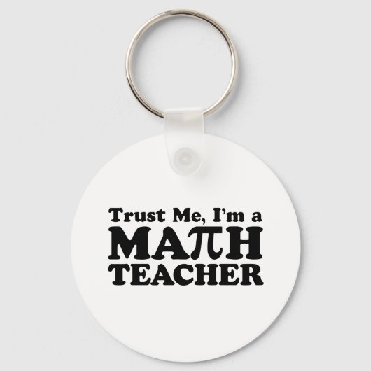 Math Teacher Schlüsselanhänger (Vorderseite)