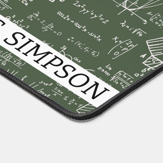 Math Teacher Schreibtischunterlage (Ecke)