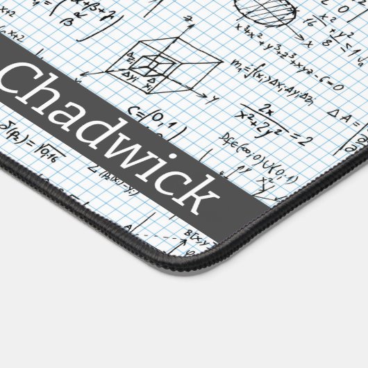 Math Teacher Schreibtischunterlage (Ecke)