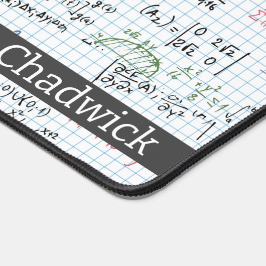 Math Teacher Schreibtischunterlage (Ecke)