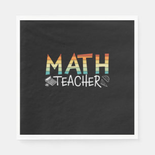Math Teacher Serviette