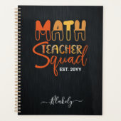 Math Teacher Squad Planer (Vorderseite)