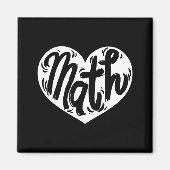 Math Teacher Student Love Valentine's Day Magnet (Vorne)