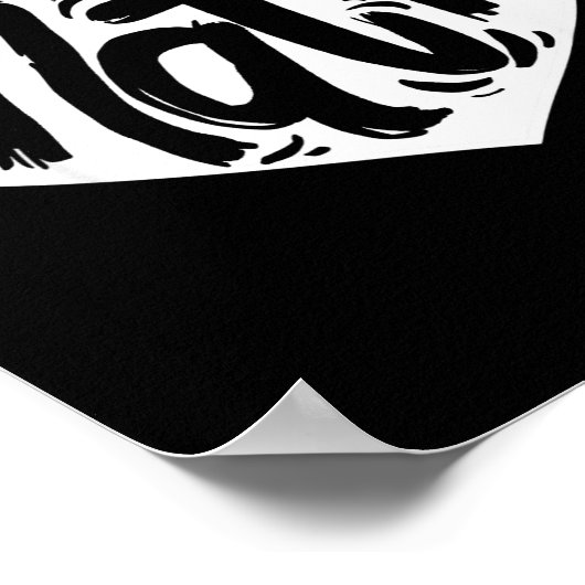 Math Teacher Student Love Valentine's Day  Poster (Ecke)