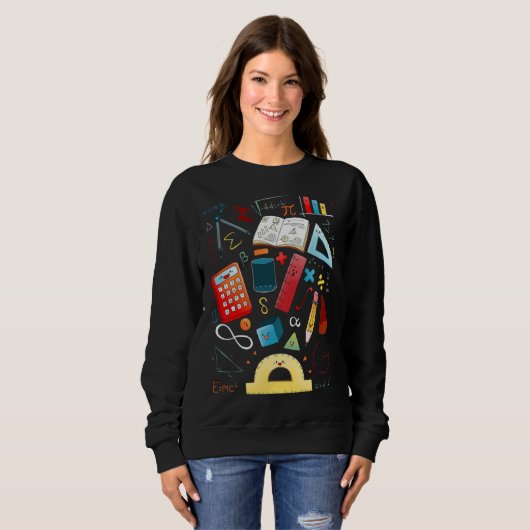 math teacher Student Sweatshirt (Vorne ganz)