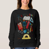 math teacher Student Sweatshirt (Vorderseite)