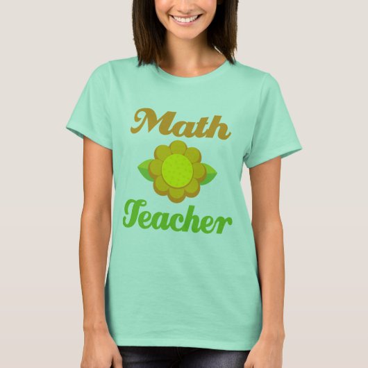 Math Teacher T-Shirt (Vorderseite)