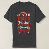 Math Teacher T-Shirt (Design vorne)
