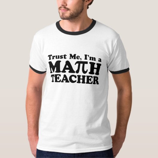 Math Teacher T-Shirt (Vorderseite)