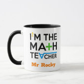 Math Teacher Tasse Personalisierte Wertschätzung G (Links)