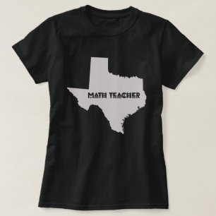 Math Teacher Texans T-Shirt
