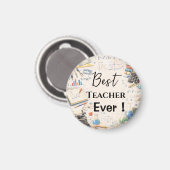 Math Teacher Thank You Gifts | End of School Year Magnet (Vorderseite/Rückseite)