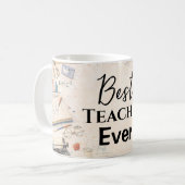 Math Teacher Thank You Mug Kaffeetasse (Vorderseite Links)