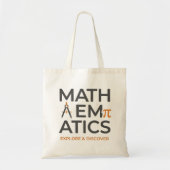 Math Teacher Typography Design Tragetasche (Vorne)