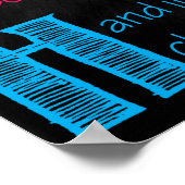 Math Teacher Unterrichtsraum druckbar Poster (Ecke)