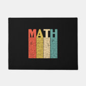 Math Teacher Vintag Math Definition Fußmatte (Vorderseite)