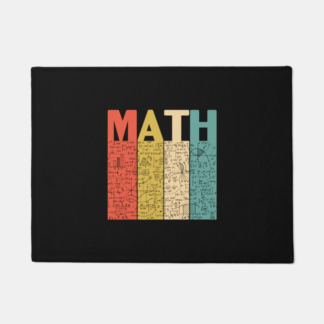 Math Teacher Vintag Math Definition Fußmatte (Vorderseite)