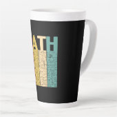 Math Teacher Vintag Math Definition Milchtasse (Rechte Ecke)
