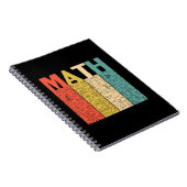 Math Teacher Vintag Math Definition Notizblock (Rechte Seite)