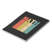 Math Teacher Vintag Math Definition Notizblock (Rotiert)