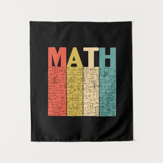 Math Teacher Vintag Math Definition Wandteppich (Vorderseite)
