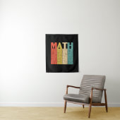 Math Teacher Vintag Math Definition Wandteppich (Beispiel)