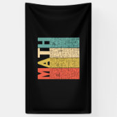 Math Teacher Vintage Math Definition Banner (Vertikal)