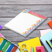 Math Teacher Wertgutschrift Personalisiert Notizblock