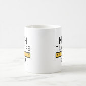 Math Teachers Rule Kaffeetasse (Mittel)
